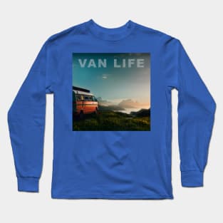 Van Life Camper RV Outdoors in Nature Long Sleeve T-Shirt